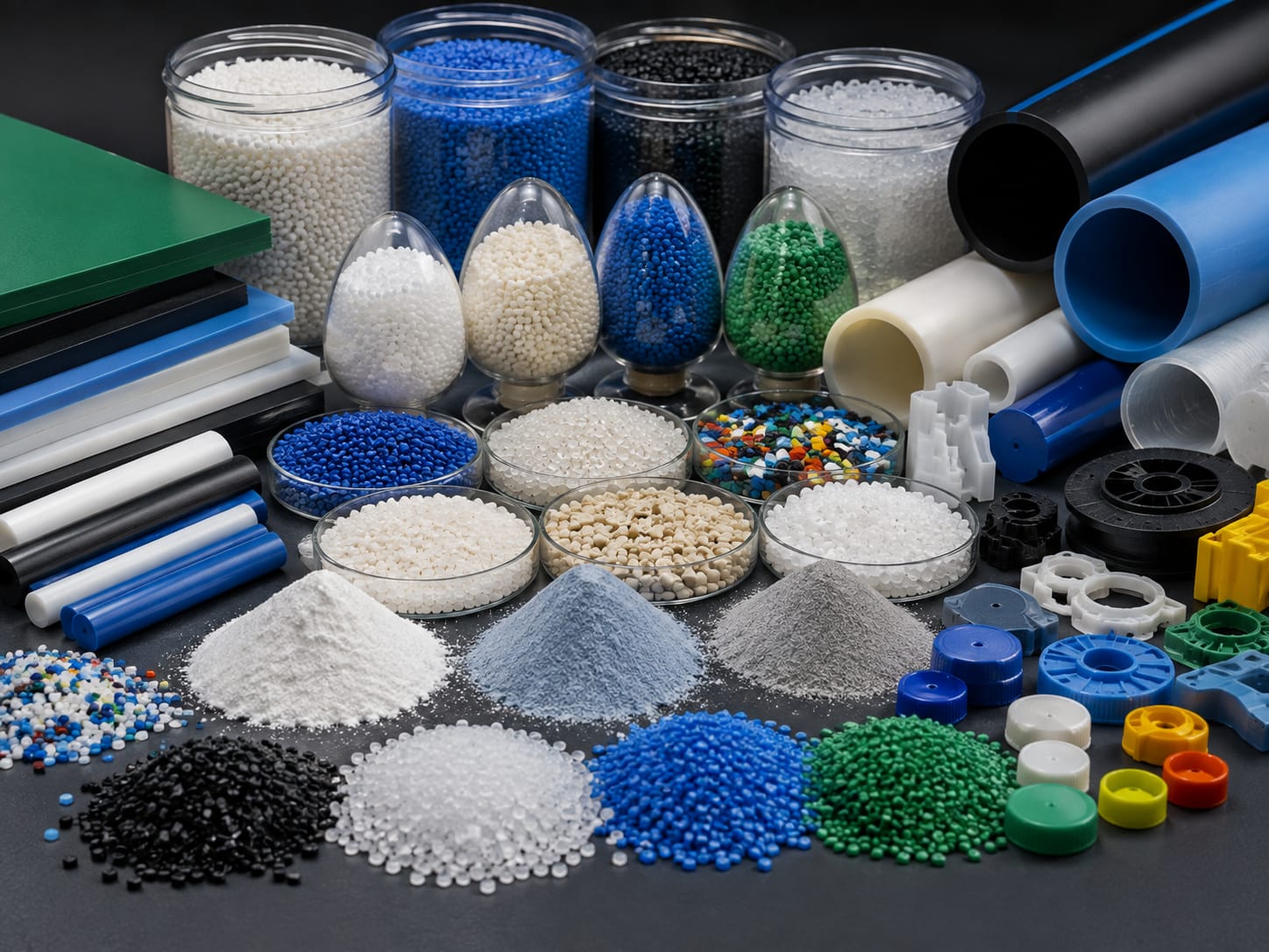 Plastic raw material granules imported into Pakistan